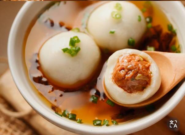 上海鲜肉汤圆（3pcs）Glutinous Rice Balls with pork Filling